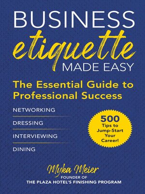 cover image of Business Etiquette Made Easy